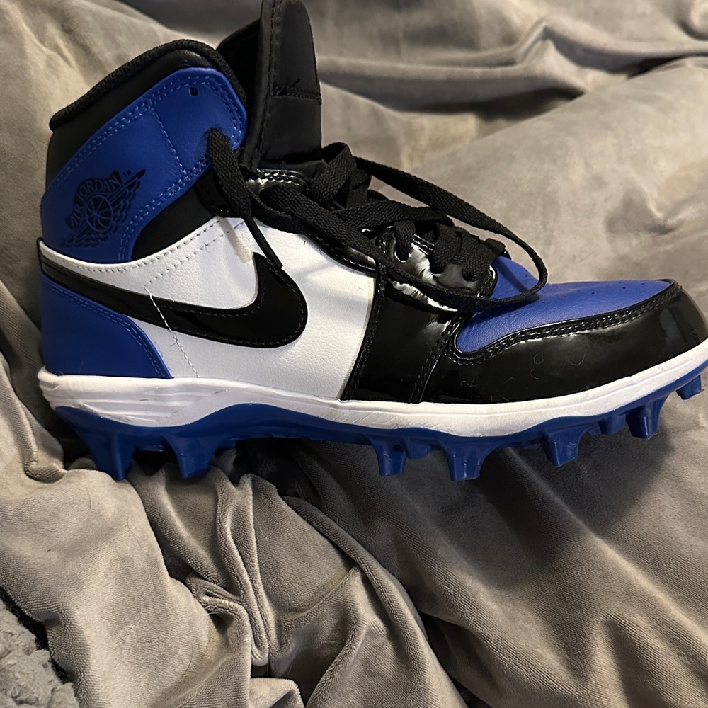 Jordan Kids' Black, Blue, and White Sneakers